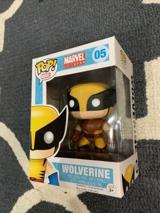 Funko Pop Marvel Wolverine 05 (brown Suit) X - Men Logan W/protector