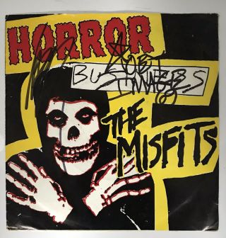 The Misfits - Horror Business 7” Yellow Vinyl / Signed By Glenn Danzig And Joey