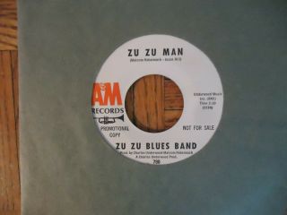 Zu Zu Blues Band,  Zu Zu Man - Written & Produced By Dr.  John White Label Promo 45
