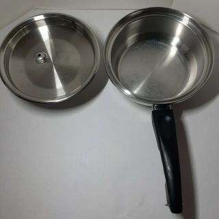LUSTRE CRAFT Multicore 5 PLY T304 Stainless Steel 1 QT.  Sauce Pan W/ Vented Lid 2