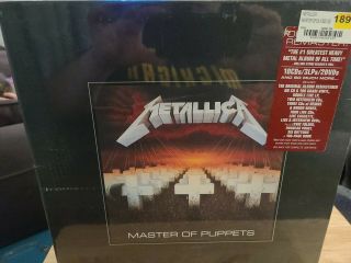 Metallica Master Of Puppets Deluxe Box Set Ltd Edition 01095 10 Cd 3 Lp 2 Dvd
