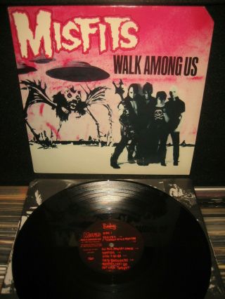 Misfits “walk Among Us” 1st Press Vinyl Play Danzig 1982 Rare