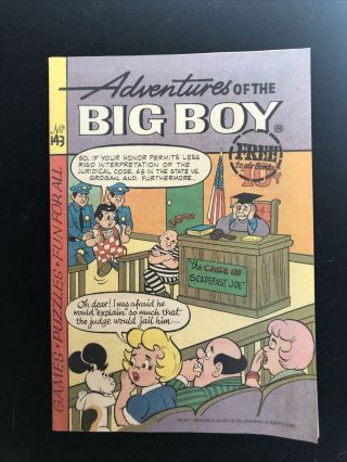 Comic Adventures Of The Big Boy No 143