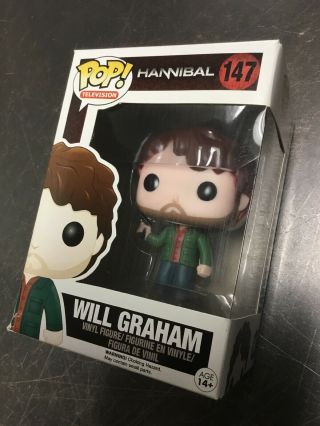 Funko Pop Television Hannibal " Will Graham 147 " Vaulted Box Issues