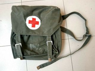Jna Yugoslavian Army M77 First Aid Rucksack Red Cross Military Bosnian War