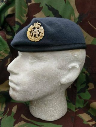 RAF Royal Air Force Small Crown Leather Banded Bere & Cap Badge, 2