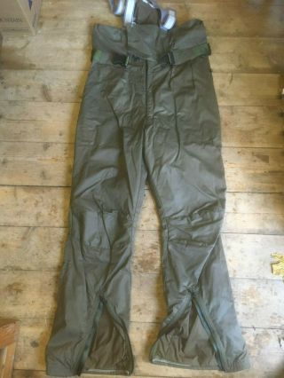 Raf Aircrew Cold Weather Mk3 Trousers.  Size 7waist 76 - 86 Cms Ballyclare Ltd