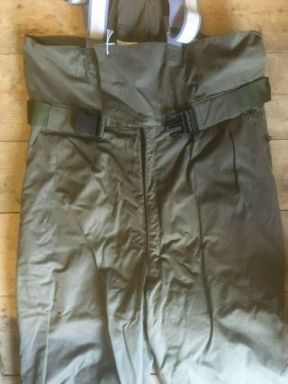 RAF aircrew cold weather Mk3 trousers.  Size 7waist 76 - 86 cms Ballyclare Ltd 2