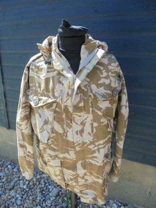 British Military Army Woodland Desert Camouflage Combat Windproof Smock Jacket