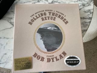 Bob Dylan Rolling Thunder Revue Bootleg Series Vol.  5 Factory Blue Vinyl