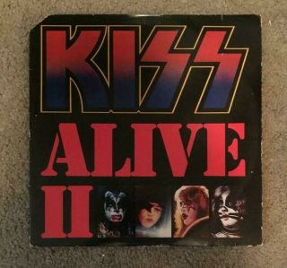 Kiss Alive Ii Vinyl Record Album Nblp - 7076 Misprint Cover W/ Book Vintage Etc