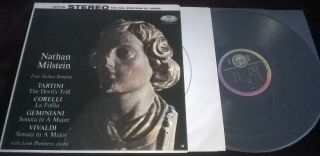 Audiophile Milstein Four Italian Sonatas Lp Capitol Stereo Sp 8481 Canada Ed1