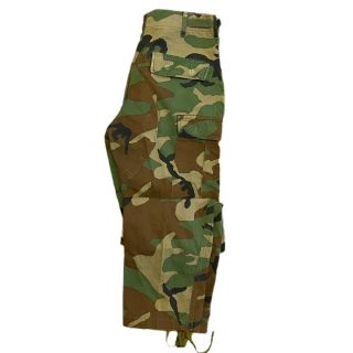 Us Military Bdu Woodland Camo Pants Small - Long