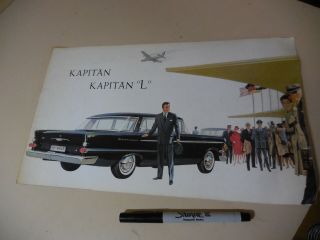 Opel Kapitan Kapitän L English Brochure 1959/09? P2
