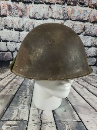 British Mk.  Iv " Turtle Shell " Helmet With Mk.  V Liner