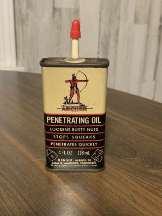 Vintage Archer Penetrating Oil Handy Oiler