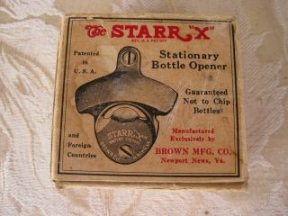 Great Starr X 7 Up Wall Mount Bottle Opener