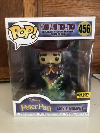 Funko Pop Disney Peter Pan Hook And Tick Tock Movie Moment Hot Topic Exclus 456