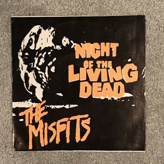 The Misfits - Night Of The Living Dead 7” Vinyl 1st Press Ex