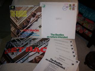 The Beatles As Nature Intended Promo Package Get Back Lp Let It Be Brian Wilson