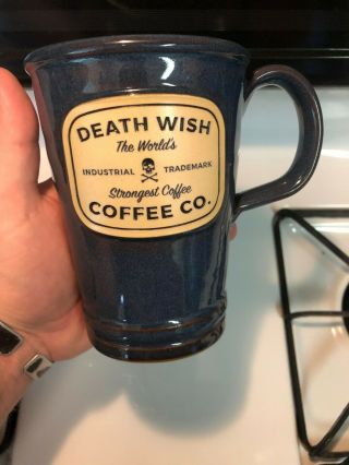 Death Wish Coffee Co.  Industrial Mug And Patch.  Limited Run,  Low Number