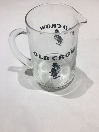 Old Crow Bourbon Whiskey Glass