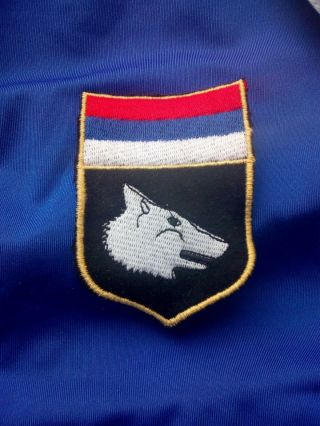 Wolfs From Vucjak Patch Of Serbian Special Force Unit From War In Bosnia