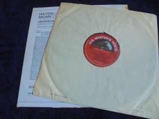 Haydn/Monn/Jacqueline du Pré 1969 UK LP STEREO HMV ASD 2466 1st S/C 3