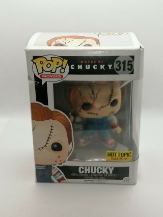 Funko Pop Movies The Bride Of Chucky Chucky 315 Hot Topic Exclusive
