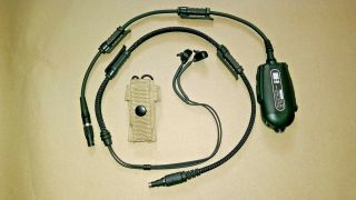 Racal Frontier 1000 Radio Headset With Foam Earbuds RA5500 Ear Buds 3