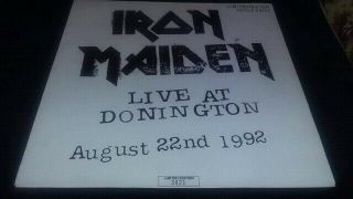 Iron Maiden Live At Donington 1992 3 Lp Set.  Limited Edition