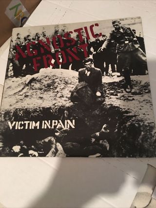 Agnostic Front Victim In Pain First Pressing Vinyl Lp Record Punk Hardcore Nyhc