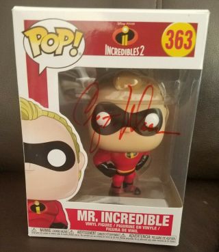 Craig T.  Nelson Mr.  Incredible Disney Signed Autographed Funko Pop Incredibles 2