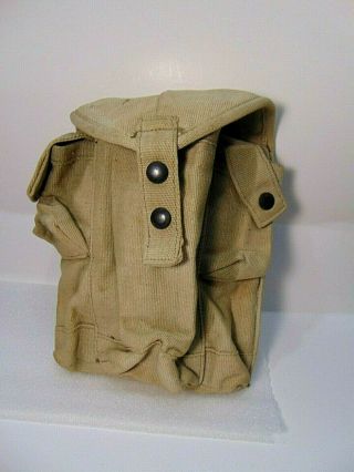 Vintage Military Weapon Tool Carry Pack Pouch Bag Heavy Duty Field Equipment
