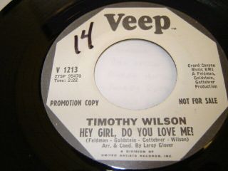 Northern Soul White Demo Timothy Wilson Hey Girl Do You Love Me Veep