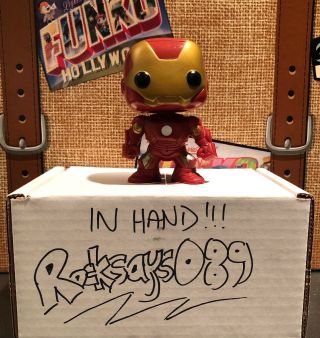 Funko Pop Marvel 11 Iron Man Bobble Head - The Avengers Vaulted Oob/loose