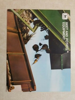 Vintage John Deere Brochure Beet And Potato Equipment 1969