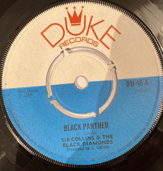 Sir Collins Diamonds Black Panther I Want To Be Loved Duke Du46 Tmx407 1969 Ex