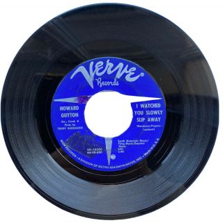 Northern Soul,  R&b,  Howard Guyton,  I Watched You Slowly Slip Away,  Verve