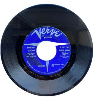 Northern Soul,  R&B,  Howard Guyton,  I Watched You Slowly Slip Away,  Verve 2
