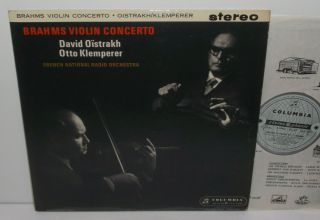 Sax 2411 Brahms Violin Concerto David Oistrakh French Nat Radio Orch Klemperer