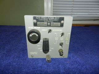 Vintage Us Military Frequency Converter Electronic Cv - 1921 Usm - 207