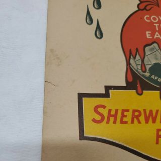 Vintage 1950 ' s Sherwin Williams Wet Paint Hardware Store Gas Oil 11 