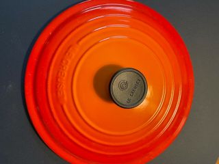 Le Creuset Enameled Cast Iron Lid 26 Flame Lid Only For A 5 1/2qt