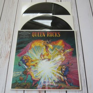 Queen Rocks Double 2 X Lp Special Heavy Vinyl Gatefold Uk 1997 Album Record