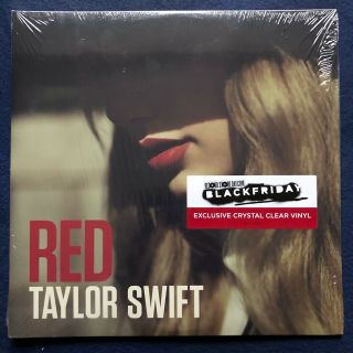 Bmrts0400a New/sealed Taylor Swift Red Crystal Clear Vinyl Rsd Black Friday