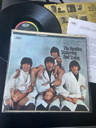 The Beatles Yesterday And Today (butcher Cover) Lp St 2553 Capitol W/letter 1966