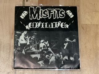 Misfits Evilive Fiend Club Numbered Edition 7 " Plan 9 Records Samhain