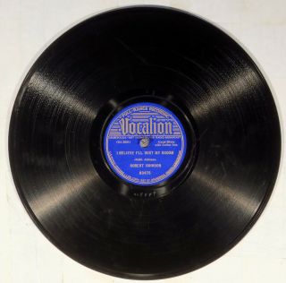 78 RPM - - Robert Johnson,  Vocalion 03475,  E - Blues 