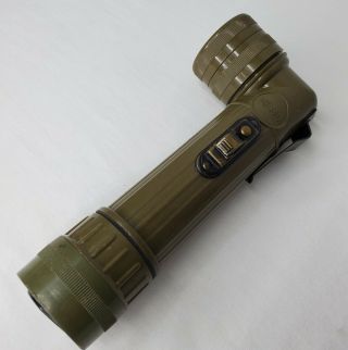 Military Flashlight Fulton Mx - 991\u Us With 3 Lenses Made In Usa